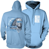 All I See is Blue Faces - University Blue Hoodie Sweatshirt
