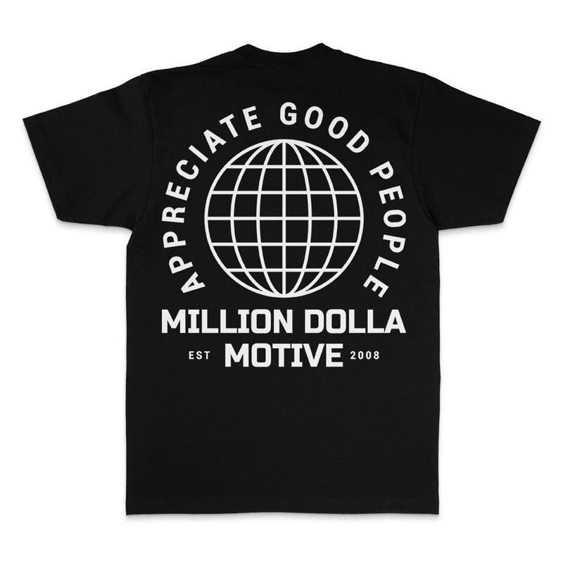 Appreciate Good People - Black T-Shirt
