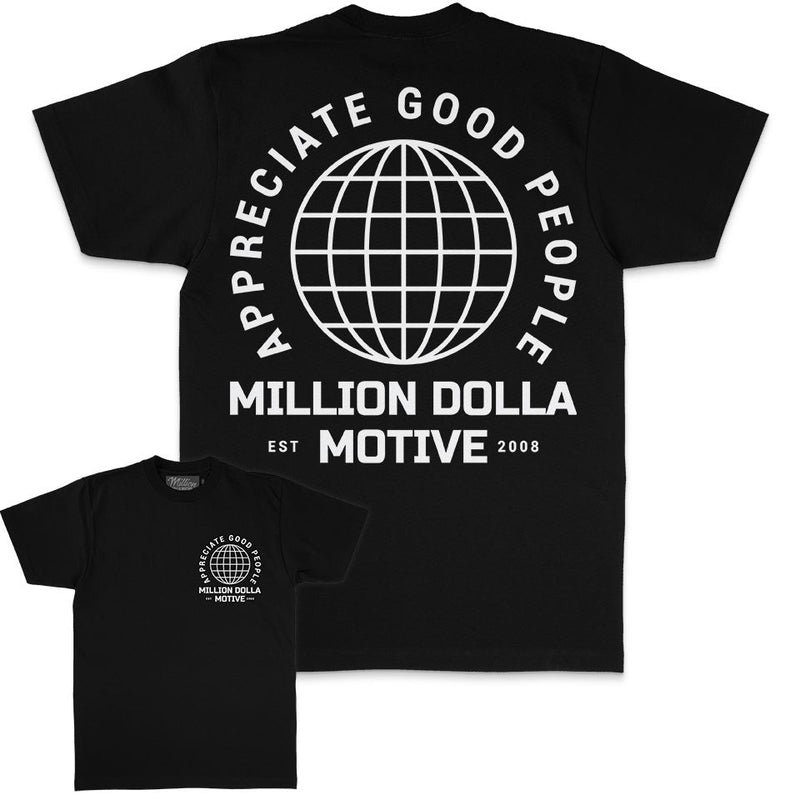 Appreciate Good People - Black T-Shirt
