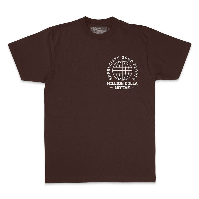 Appreciate Good People - Brown T-Shirt T-Shirt Million Dolla Motive 