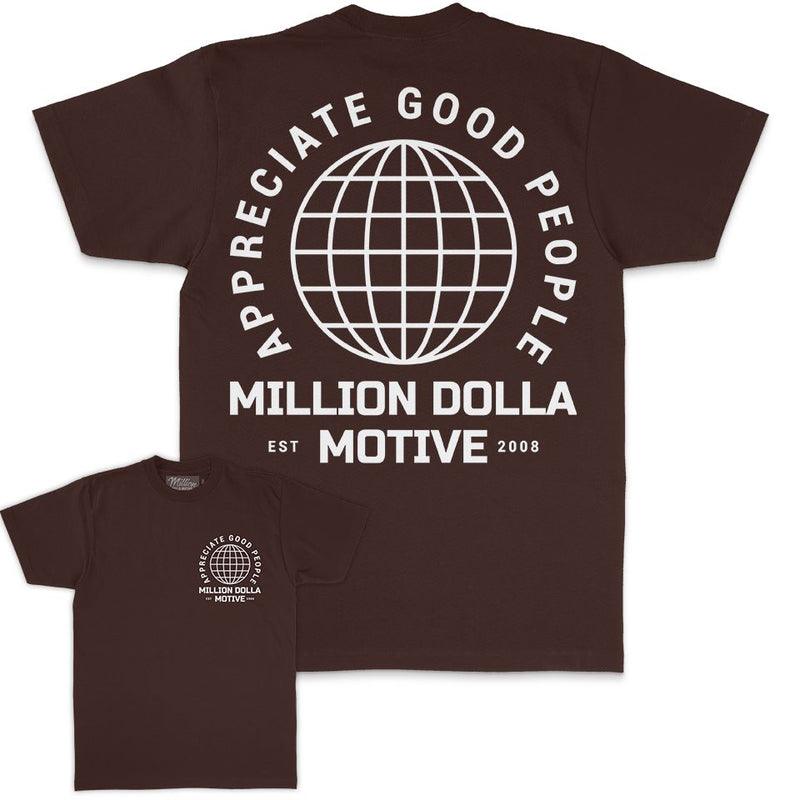 Appreciate Good People - Brown T-Shirt