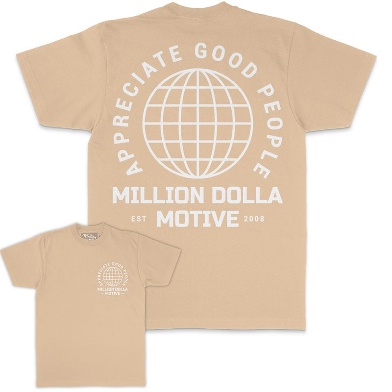 Appreciate Good People - Khaki T-Shirt
