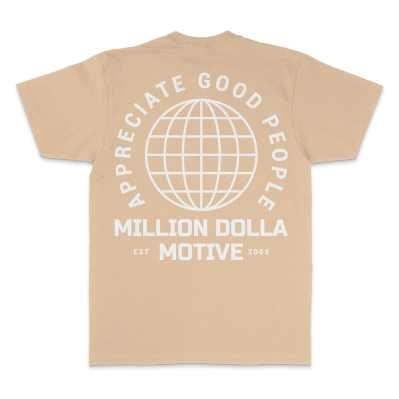 Appreciate Good People - Khaki T-Shirt T-Shirt Million Dolla Motive 