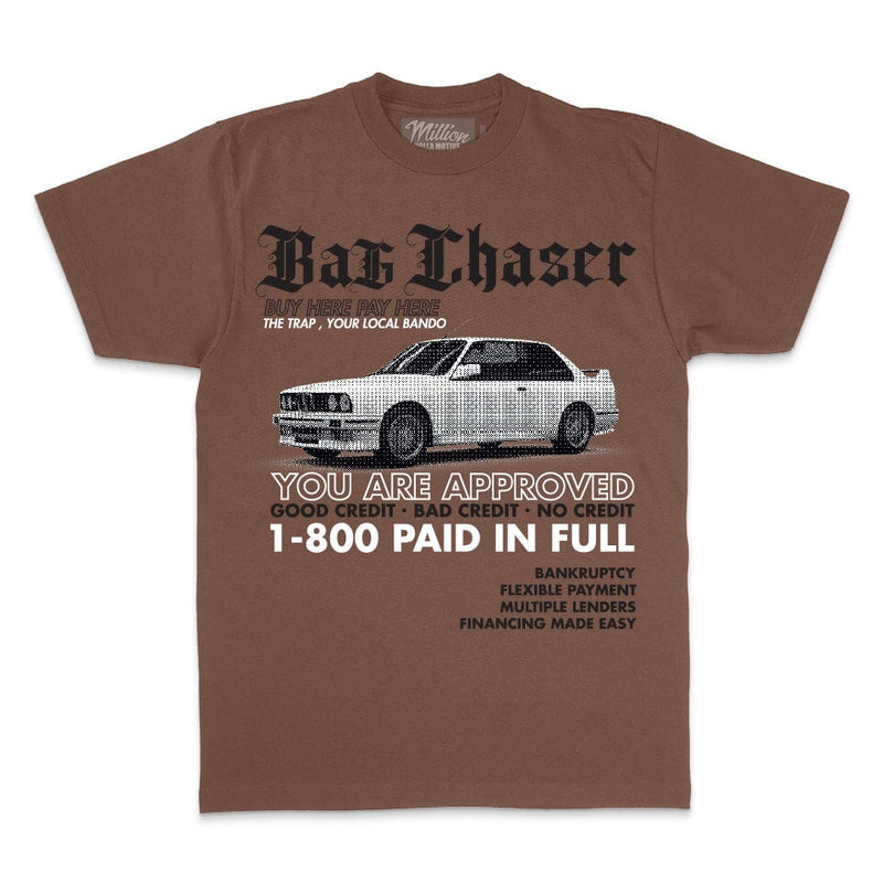 Bag Chaser - Brown T-Shirt T-Shirt Million Dolla Motive 