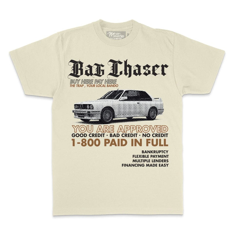 Bag Chaser - Natural Sail T-Shirt T-Shirt Million Dolla Motive 