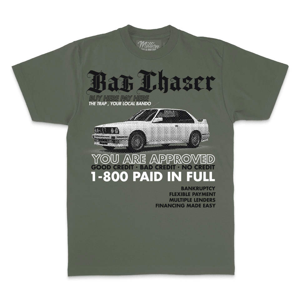 Bag Chaser - Olive T-Shirt