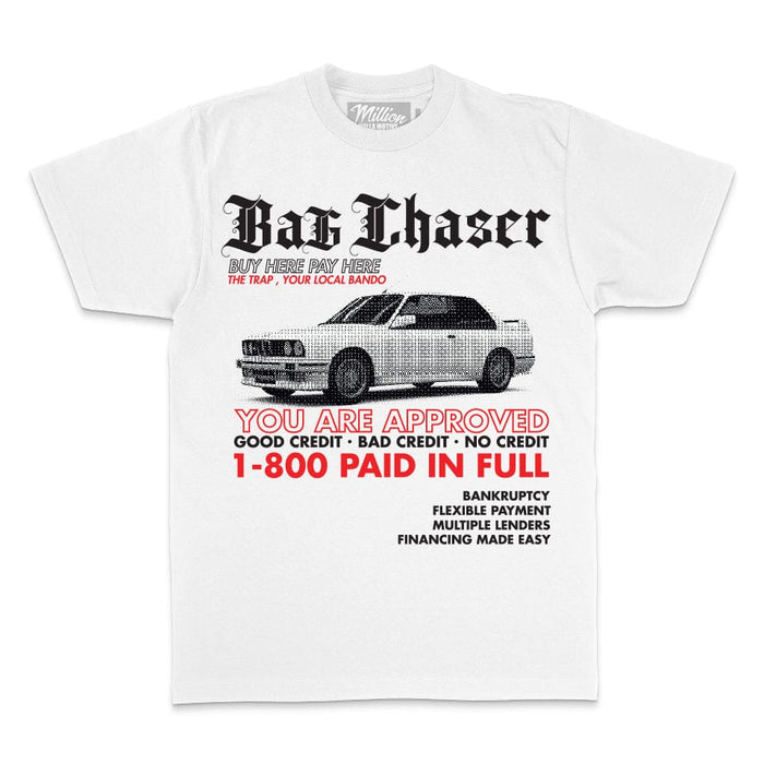 Bag Chaser - White T-Shirt