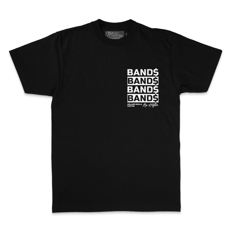 Bands Bands Bands - Black T-Shirt