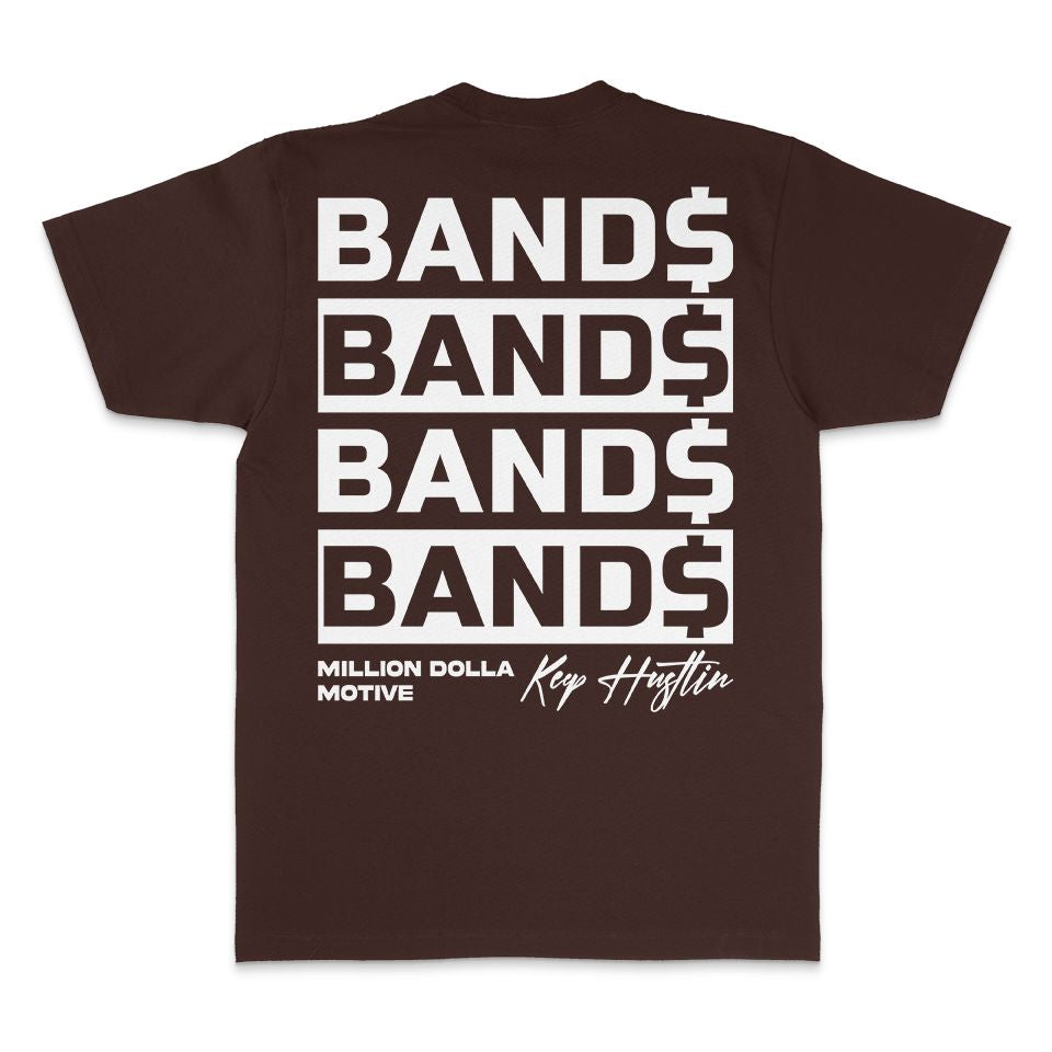 
                  
                    Bands Bands Bands - Brown T-Shirt
                  
                