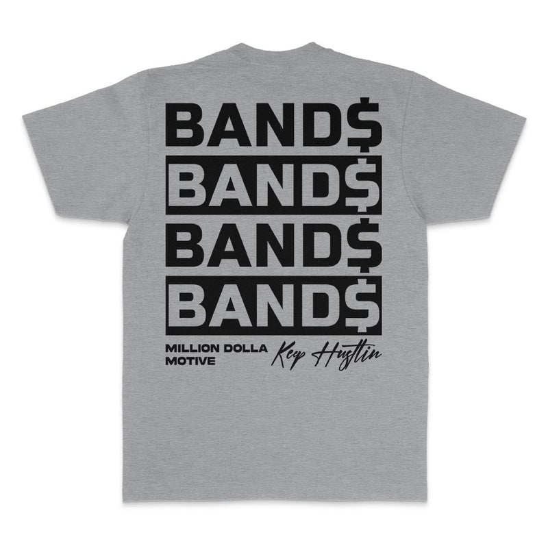 Bands Bands Bands - Heather Grey T-Shirt
