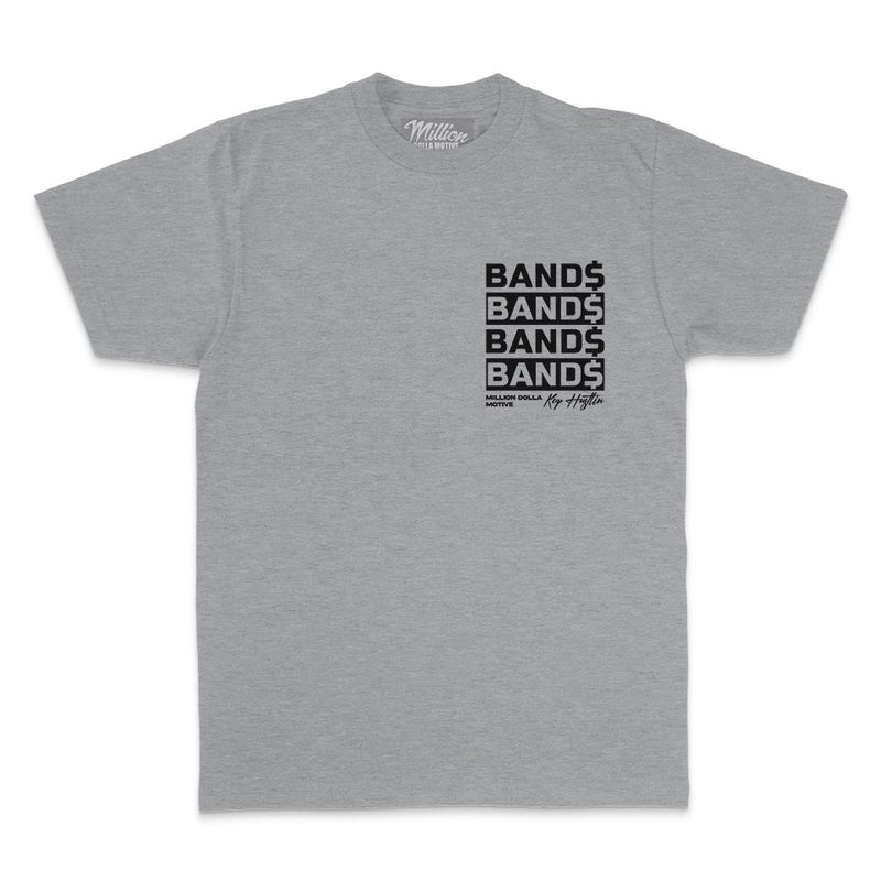 Bands Bands Bands - Heather Grey T-Shirt