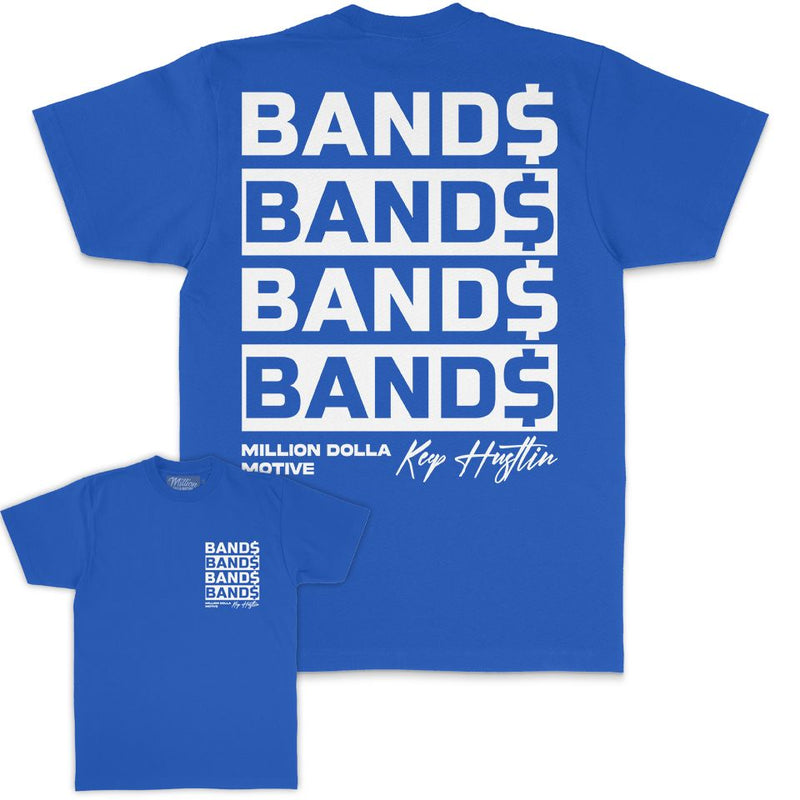 Bands Bands Bands - Royal Blue T-Shirt