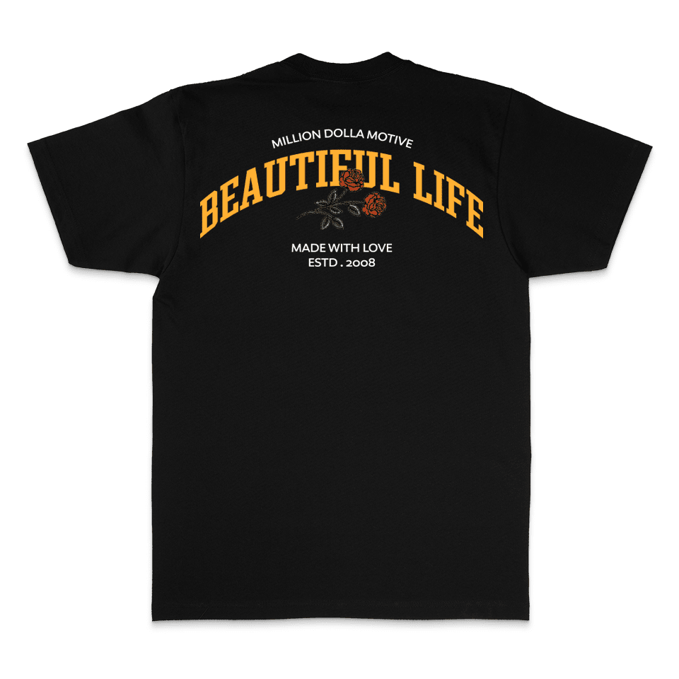 
                  
                    Beautiful Life - Black T-Shirt
                  
                