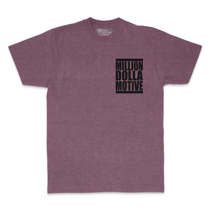 Beautiful Life - Maroon Vintage Dye T-Shirt