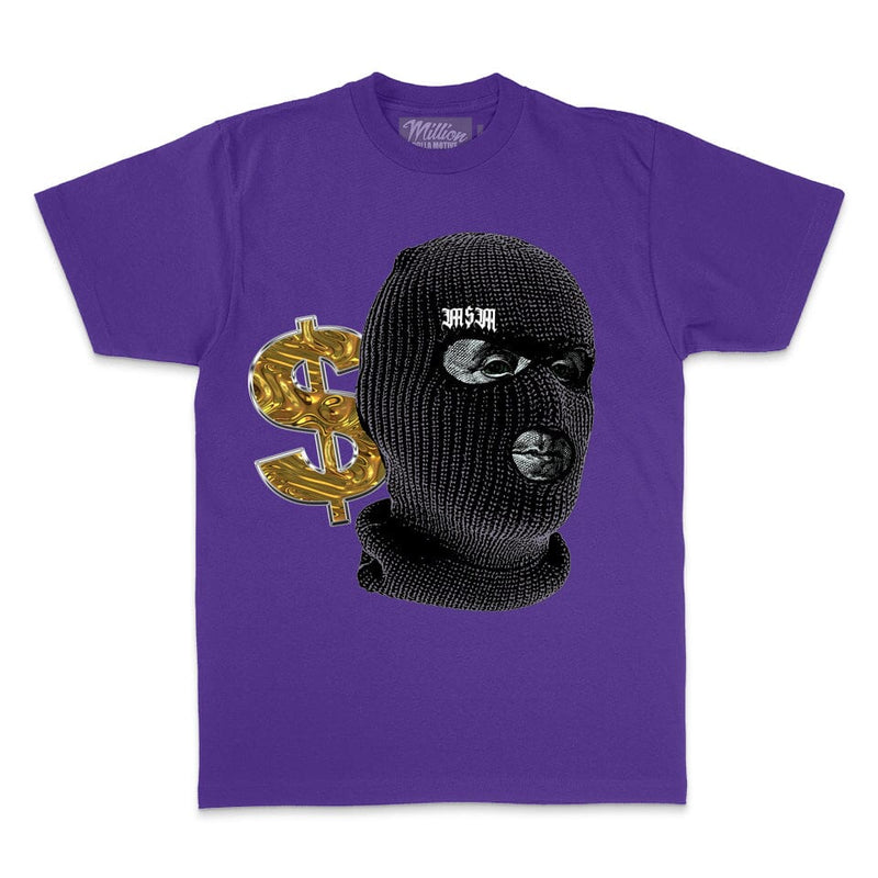 Benjamin Ski Mask - Purple T-Shirt T-Shirt Million Dolla Motive 