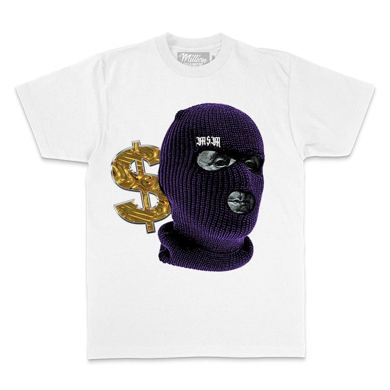 Benjamin Ski Mask - White T-Shirt T-Shirt Million Dolla Motive 