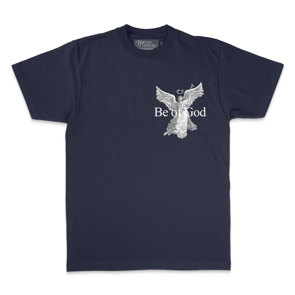 Be of God - Navy T-Shirt T-Shirt Million Dolla Motive 