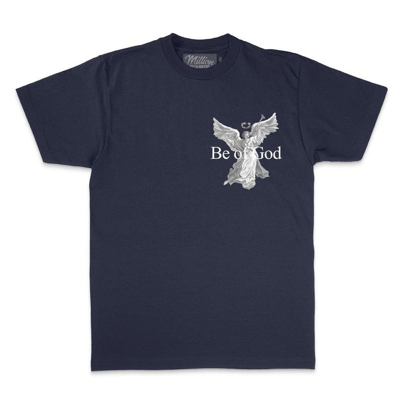 Be of God - Navy T-Shirt T-Shirt Million Dolla Motive 
