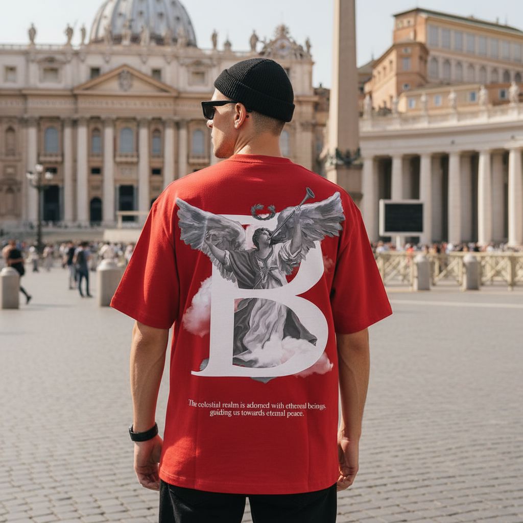 Be of God - Red T-Shirt T-Shirt Million Dolla Motive 