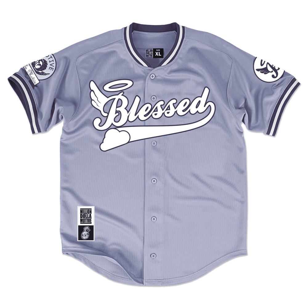 Blessed 1 - Light Grey Jersey