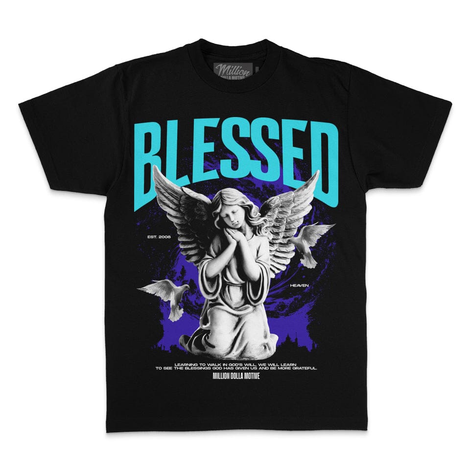 Blessed Angel 2.0 - Black T-Shirt