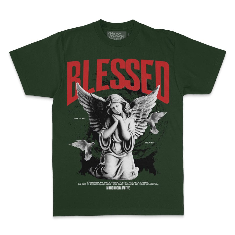 Blessed Angel 2.0 - Dark Green T-Shirt