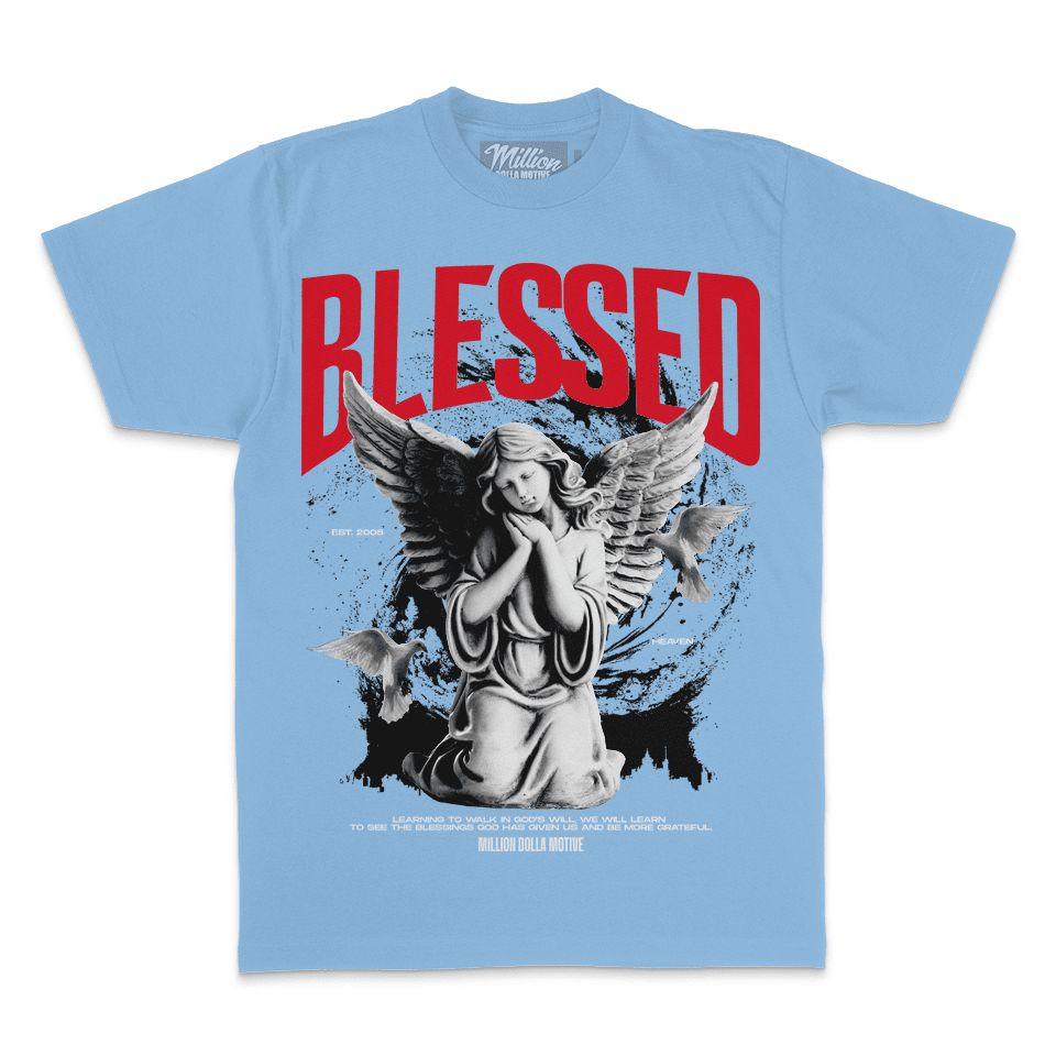 Blessed Angel 2.0 - University Blue T-Shirt