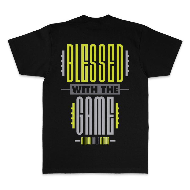Blessed With The Game - Black T-Shirt