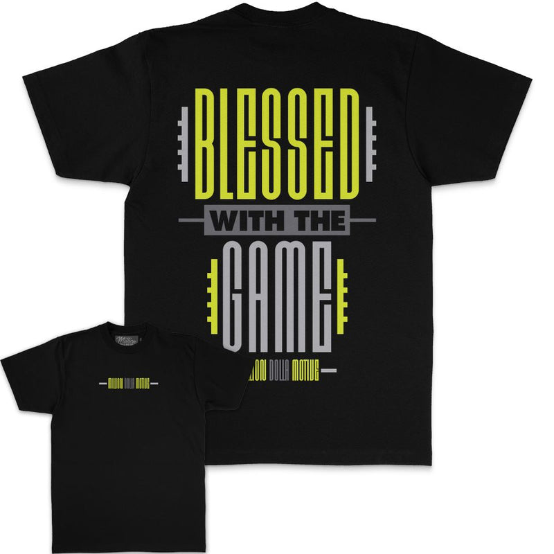 Blessed With The Game - Black T-Shirt