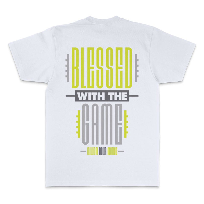 Blessed With The Game - White T-Shirt