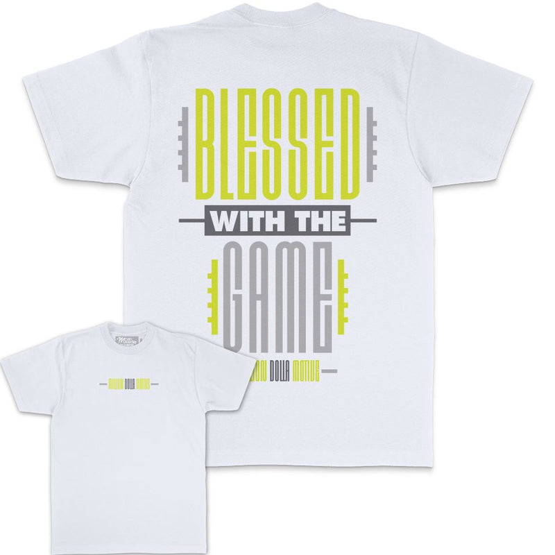 Blessed With The Game - White T-Shirt