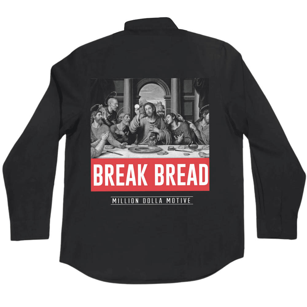 
                  
                    Break Bread - Black Oxford Long Sleeve Shirt
                  
                