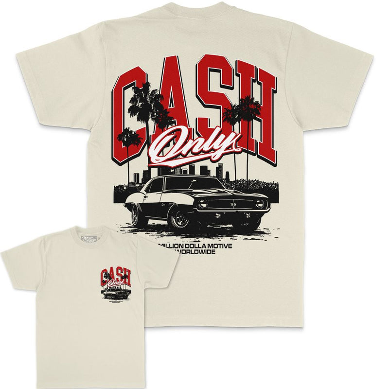 Cash Only - Natural Sail T-Shirt