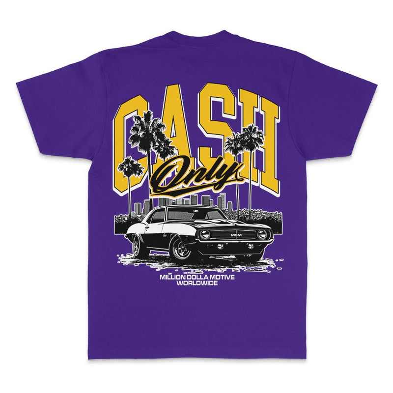 Cash Only - Purple T-Shirt