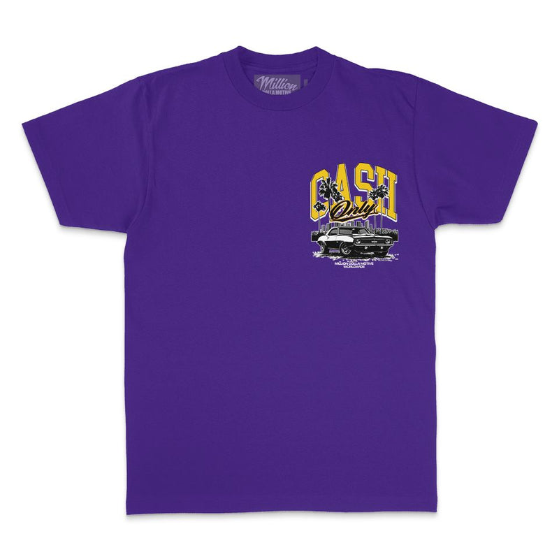 Cash Only - Purple T-Shirt