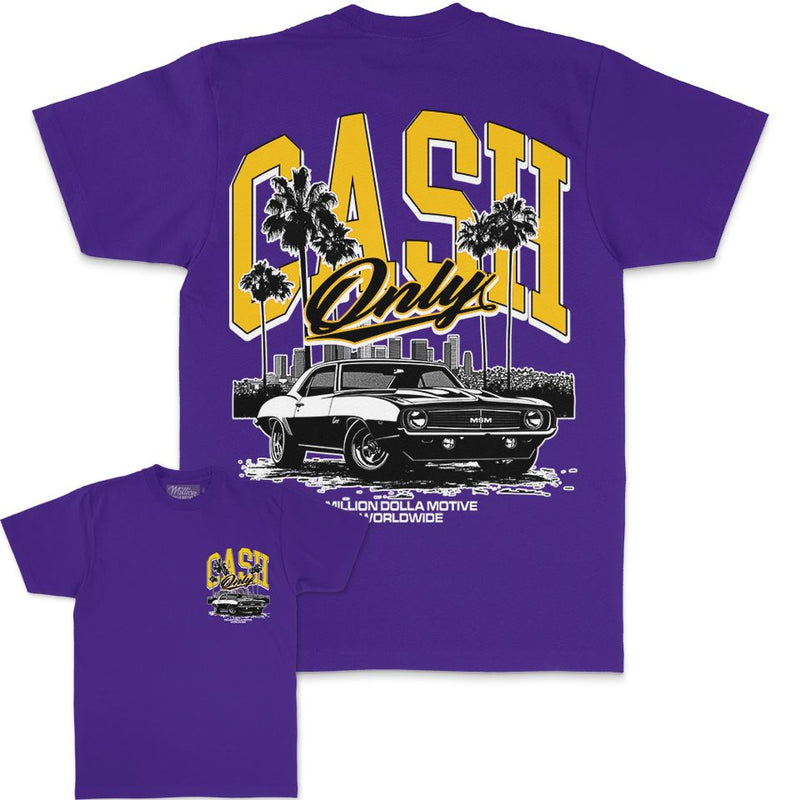 Cash Only - Purple T-Shirt