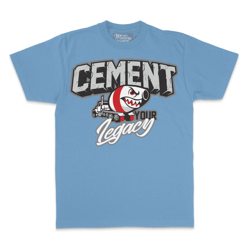 Cement Your Legacy - University Blue T-Shirt T-Shirt Million Dolla Motive 
