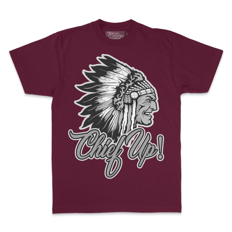 Chief Up - Maroon T-Shirt T-Shirt Million Dolla Motive 