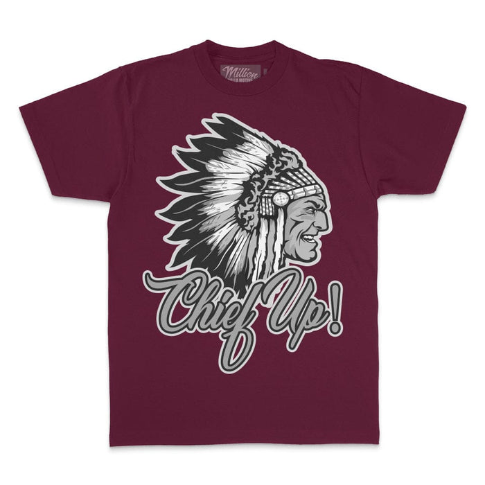 Chief Up - Maroon T-Shirt