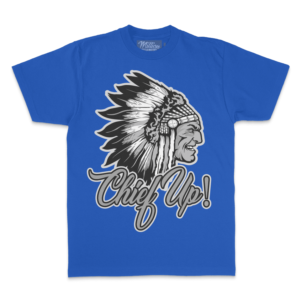 Chief Up - Royal Blue T-Shirt