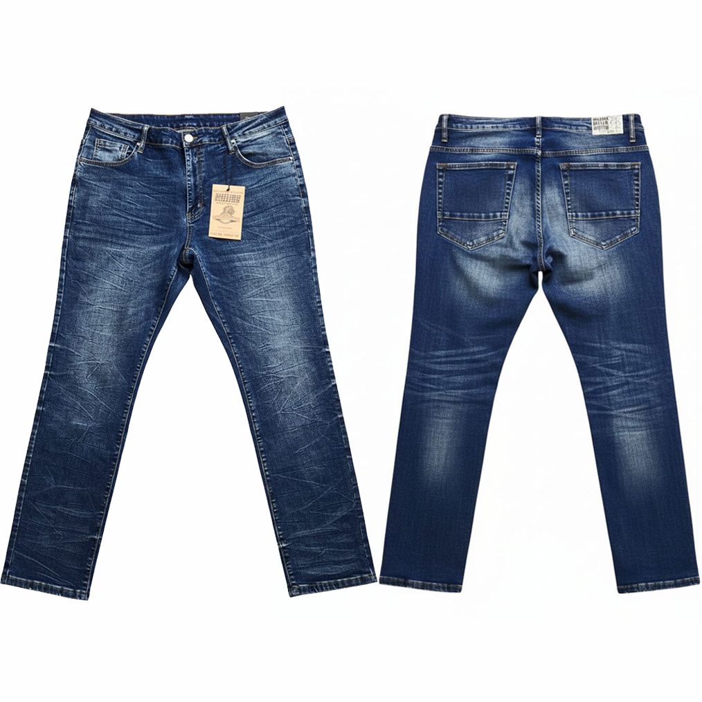 
                  
                    Dark Indigo Blue Taper Denim Pants
                  
                