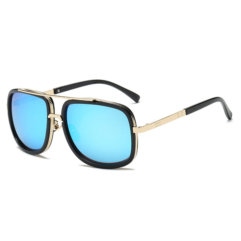 
                  
                    Dynasty Aviators  - Gold & Light Blue Sunglasses
                  
                