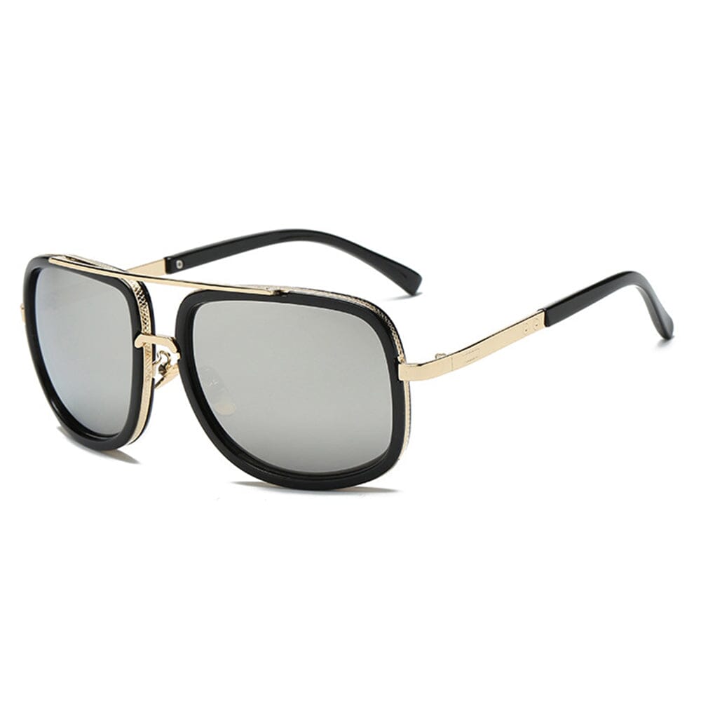 
                  
                    Dynasty Aviators  - Gold & Grey Sunglasses
                  
                