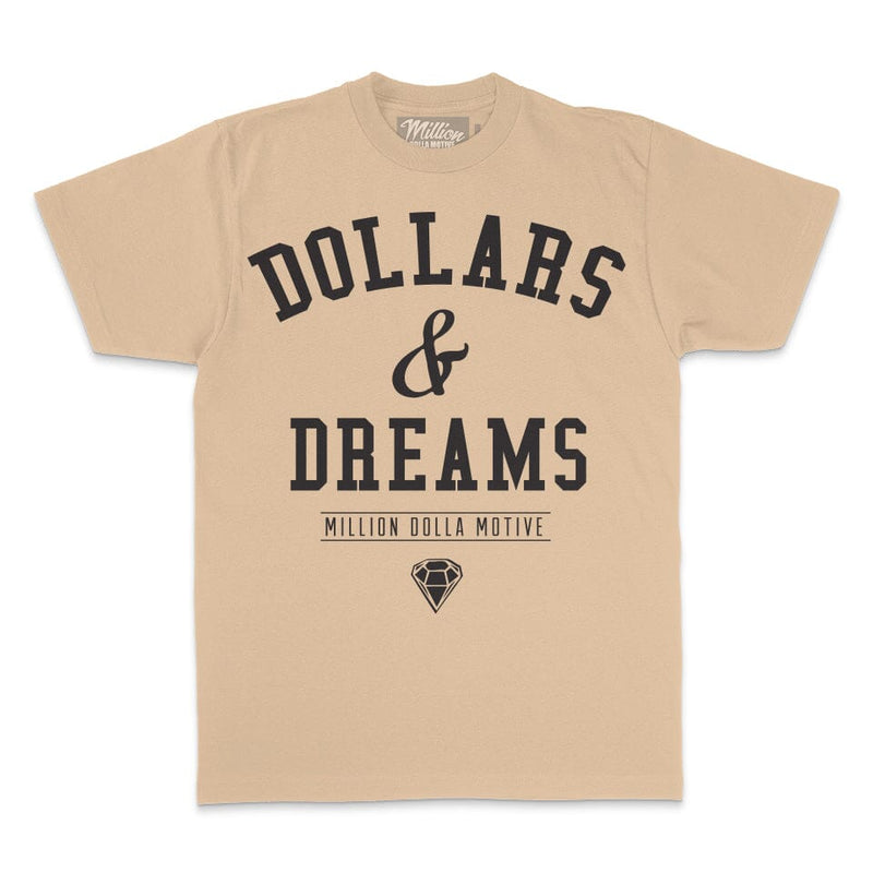 Dollars & Dreams - Khaki T-Shirt T-Shirt Million Dolla Motive 