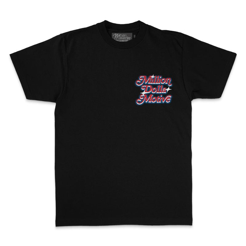 Dream Loud Work in Silence - Black T-Shirt T-Shirt Million Dolla Motive 