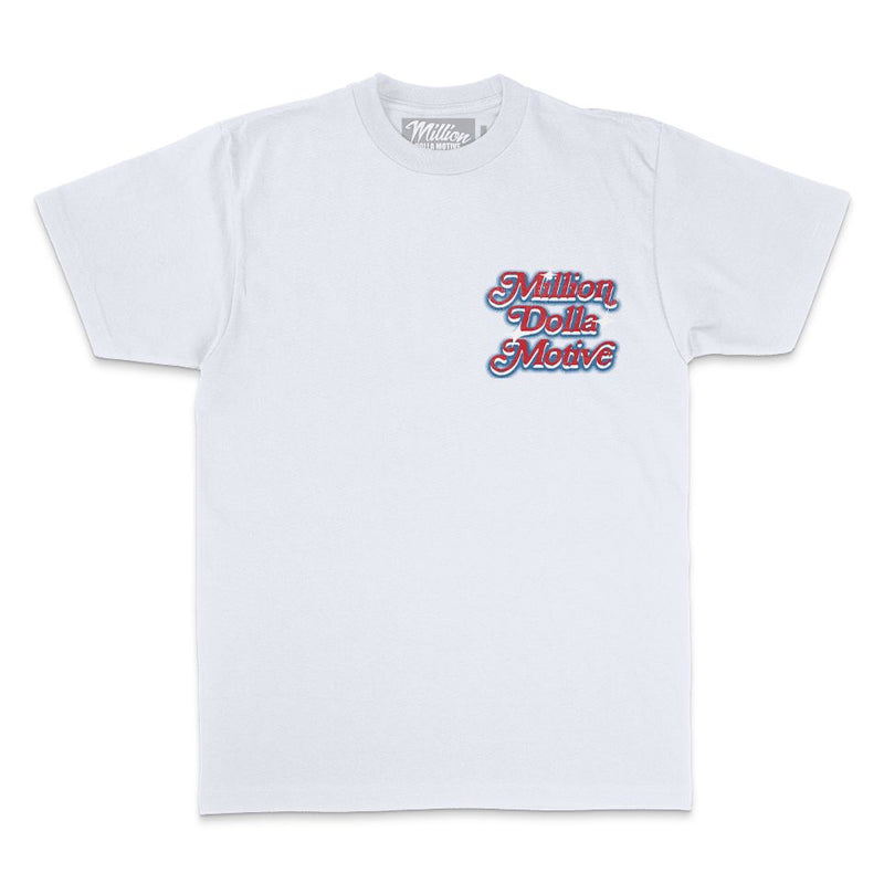 Dream Loud Work in Silence - White T-Shirt T-Shirt Million Dolla Motive 