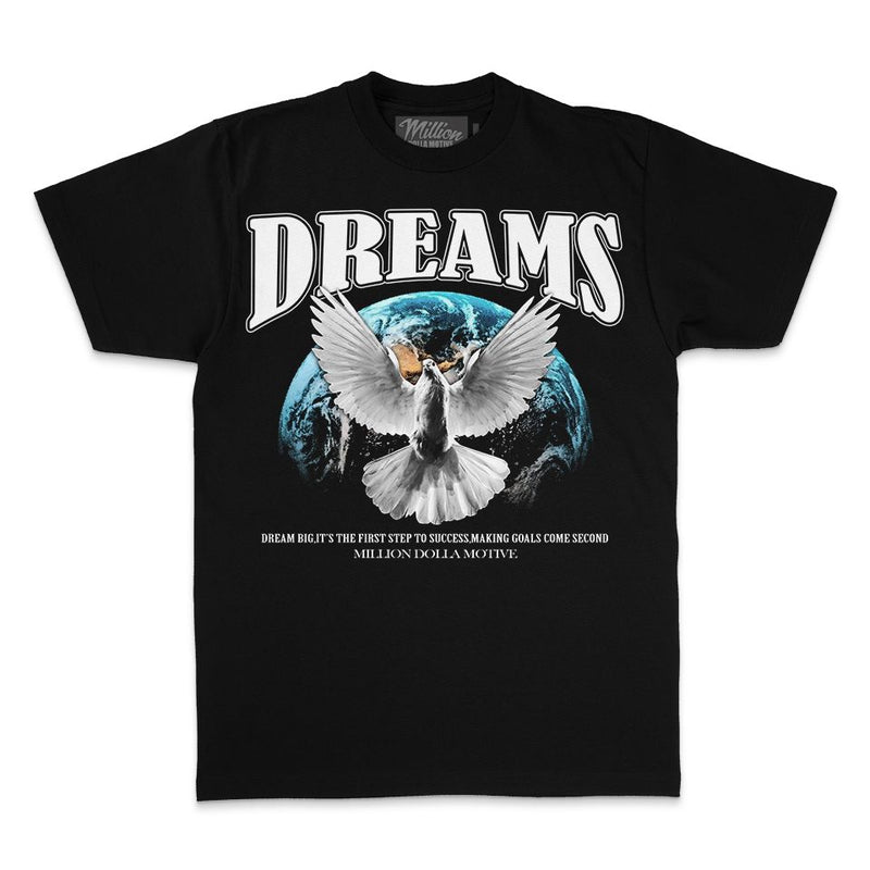 Dreams Dove - Black T-Shirt