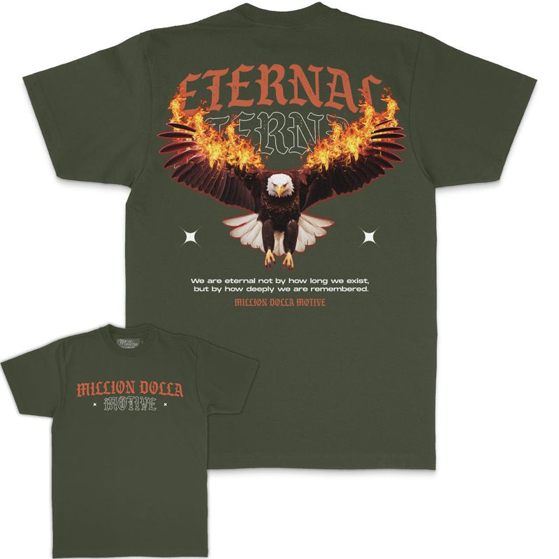 Eternal Eagle - Olive T-Shirt