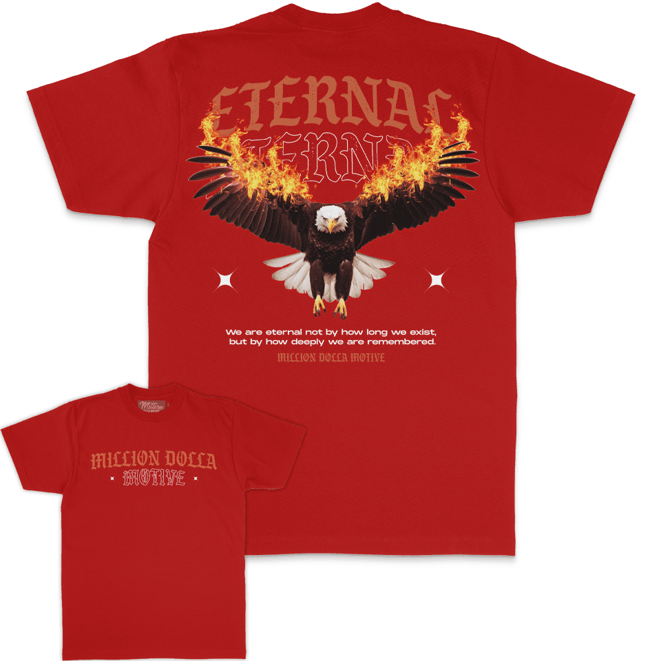 Eternal Eagle - Red T-Shirt