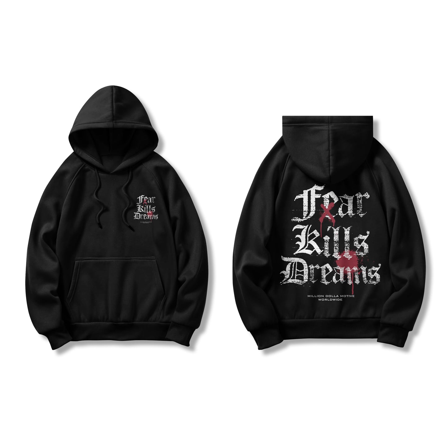 
                  
                    Fear Kills Dreams - Black Hoodie Sweatshirt
                  
                